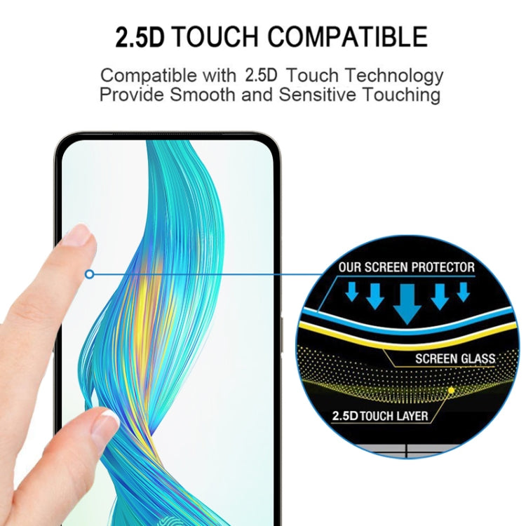 25 PCS 適用於OPPO Realme XT 絲印二強 全屏鋼化玻璃膜, For OPPO Realme XT(25 PCS)