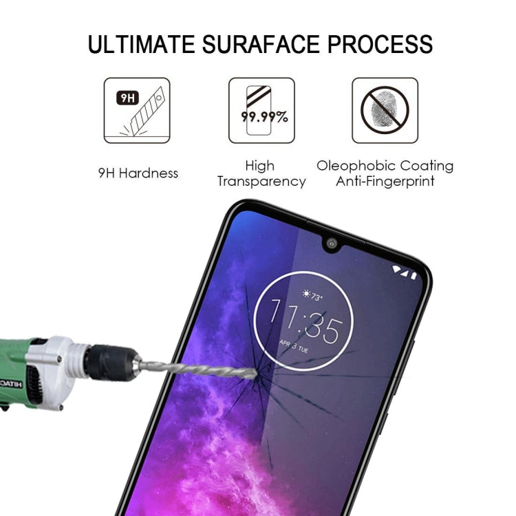 適用於 Motorola One Zoom 絲印二強 全屏鋼化玻璃膜