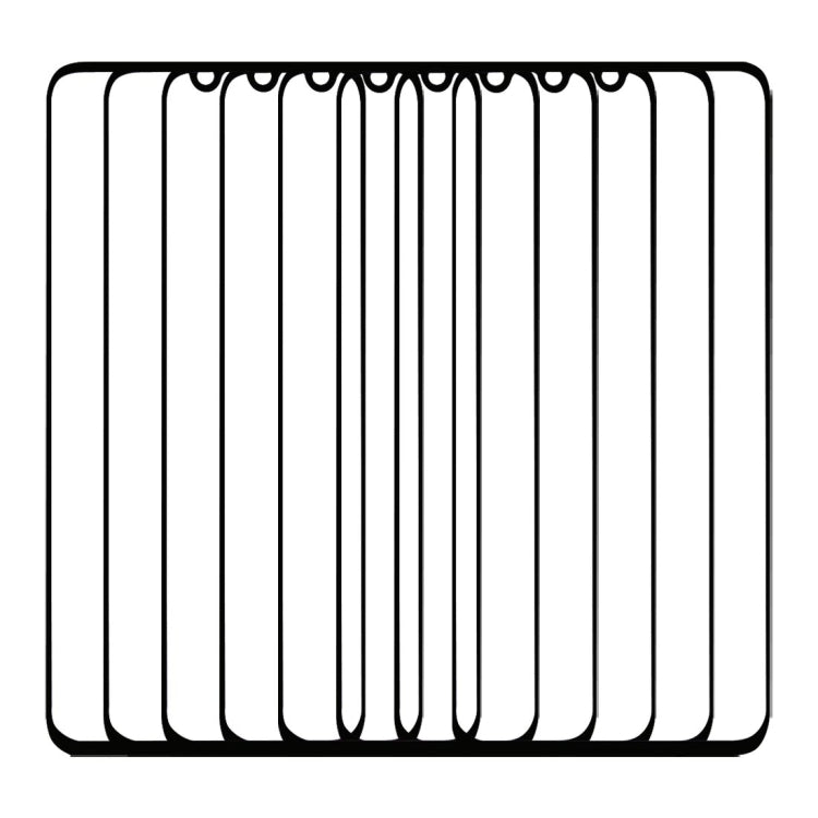 適用於 Motorola One Zoom 25 PCS 絲印二強 全屏鋼化玻璃膜