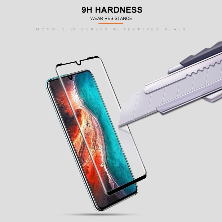 mocolo 適用於華為 P30 Pro 0.33mm 9H 3D全膠曲面全屏鋼化玻璃保護膜