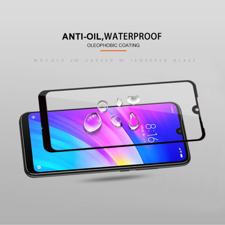 mocolo 適用於小米 Redmi 7 0.33mm 9H 2.5D全膠全屏鋼化玻璃保護膜