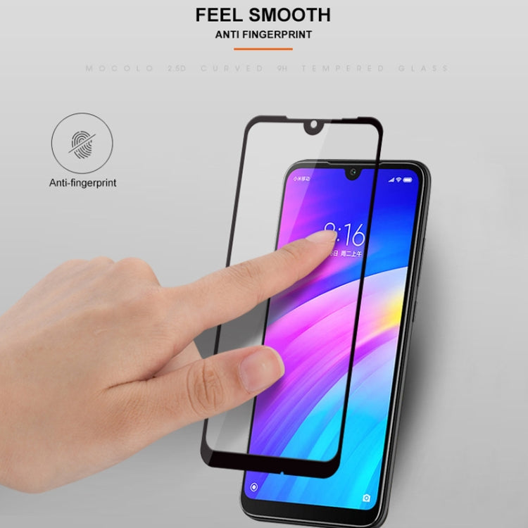 mocolo 適用於小米 Redmi 7 0.33mm 9H 2.5D全膠全屏鋼化玻璃保護膜