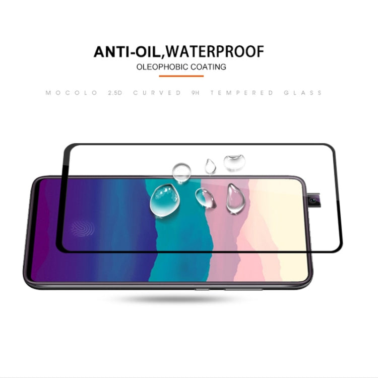 mocolo 適用於三星 Galaxy A90 0.33mm 9H 2.5D全膠全屏鋼化玻璃保護膜