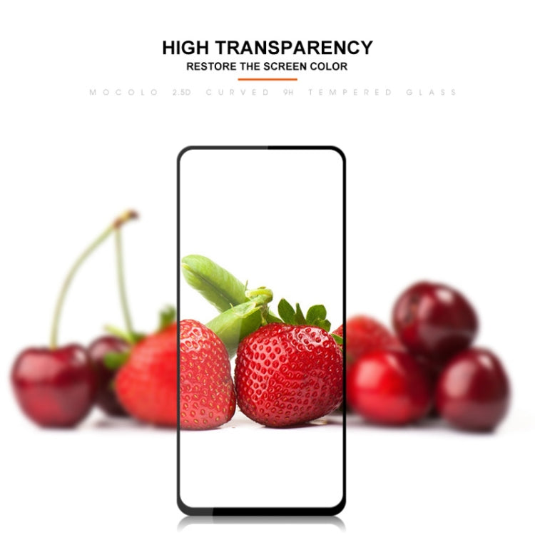 mocolo 適用於三星 Galaxy A90 0.33mm 9H 2.5D全膠全屏鋼化玻璃保護膜