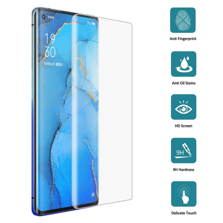 25片裝 適用於OPPO Reno3 Pro 9H 3D曲面高清鋼化膜 , For OPPO Reno3 Pro(25 PCS), For OPPO Reno3 Pro(Black)(25 PCS)