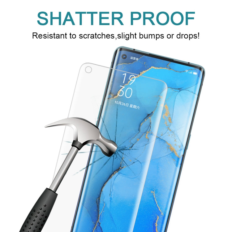 25片裝 適用於OPPO Reno3 Pro 9H 3D曲面高清鋼化膜