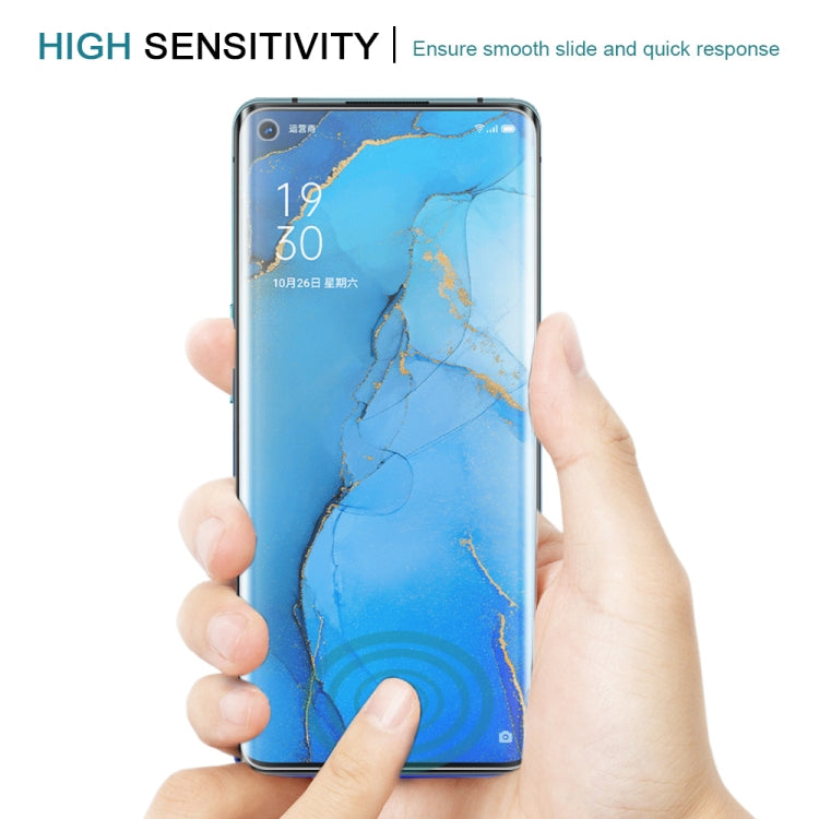 25片裝 適用於OPPO Reno3 Pro 9H 3D曲面高清鋼化膜 , For OPPO Reno3 Pro(25 PCS), For OPPO Reno3 Pro(Black)(25 PCS)
