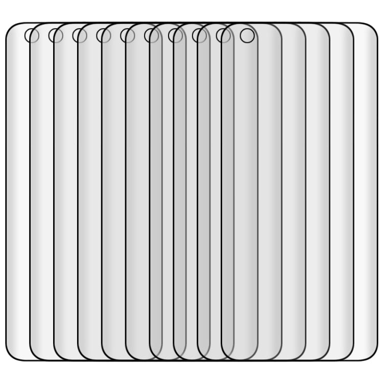 25片裝 適用於小米 Mi 10 5G 9H 3D曲面高清鋼化膜