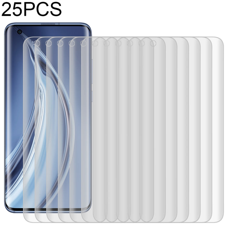 25片裝 適用於小米 Mi 10 Pro 5G 9H 3D曲面高清鋼化膜