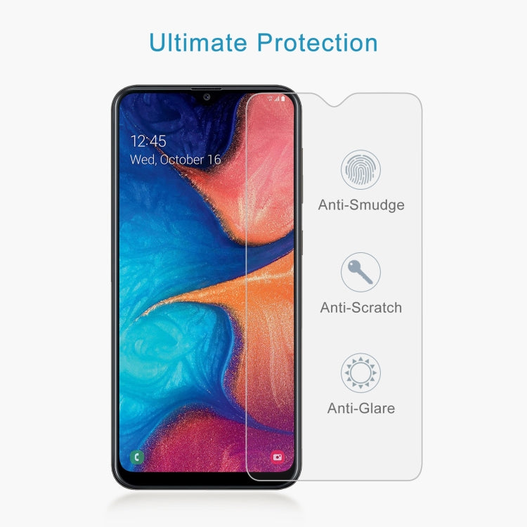 適用於 三星Galaxy A20 50 PCS 0.26mm 9H 2.5D 半屏鋼化玻璃保護膜