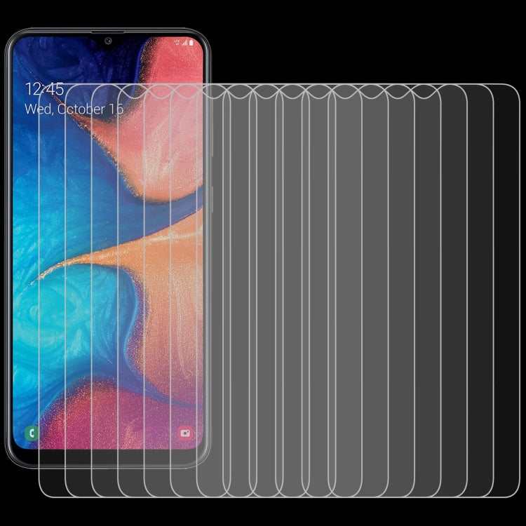 適用於 三星Galaxy A20 50 PCS 0.26mm 9H 2.5D 半屏鋼化玻璃保護膜