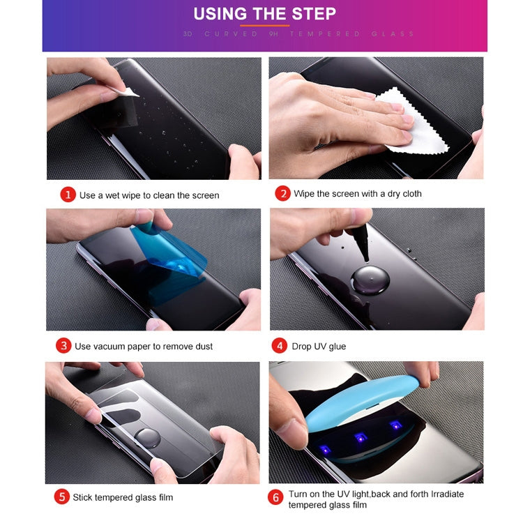 適用於OnePlus 7 Pro 9H 3D 全屏曲面UV保護膜, For OnePlus 7 Pro