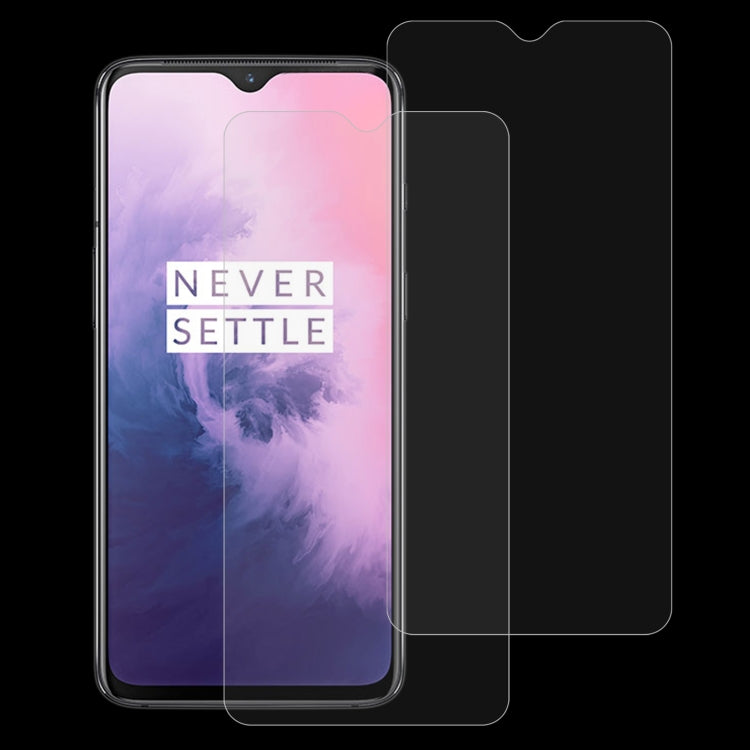 2個裝 適用於OnePlus 7 0.26mm 9H 2.5D弧邊鋼化玻璃膜