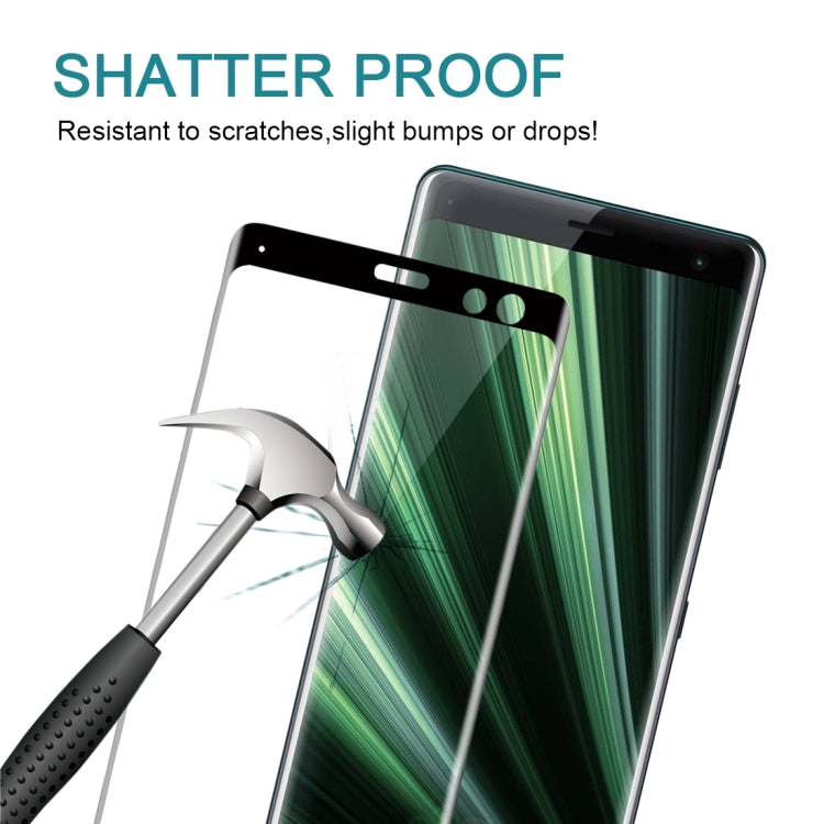 適用於索尼 Xperia XZ3 9H 3D曲面全屏鋼化玻璃膜