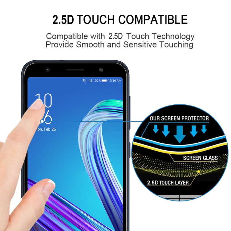 絲印二強 全屏鋼化玻璃膜適用於 適用於 Asus Zenfone Max  ZB555KL