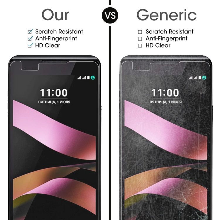 適用於LG X Style 0.26mm厚度 9H 2.5D弧邊鋼化玻璃保護膜