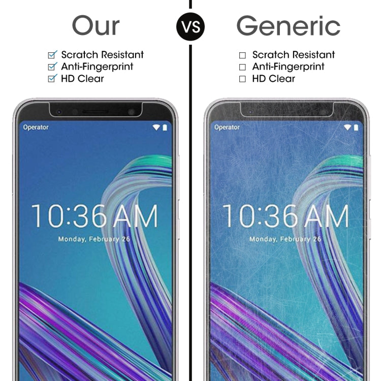適用於華碩Zenfone Max Pro  ZB601KL 0.26mm厚度 9H 2.5D弧邊鋼化玻璃保護膜