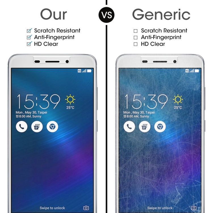 適用於華碩Zenfone 3 Laser ZC551KL 0.26mm厚度 9H 2.5D弧邊鋼化玻璃保護膜