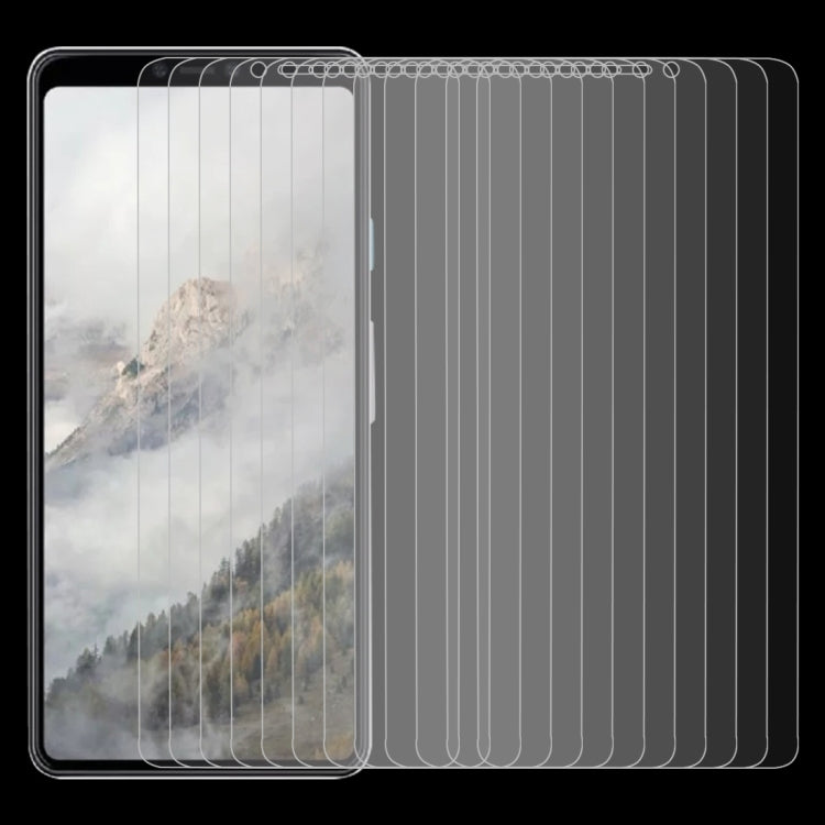50 PCS 適用於谷歌Pixel 4 XL 0.26mm 9H 2.5D弧邊鋼化玻璃膜