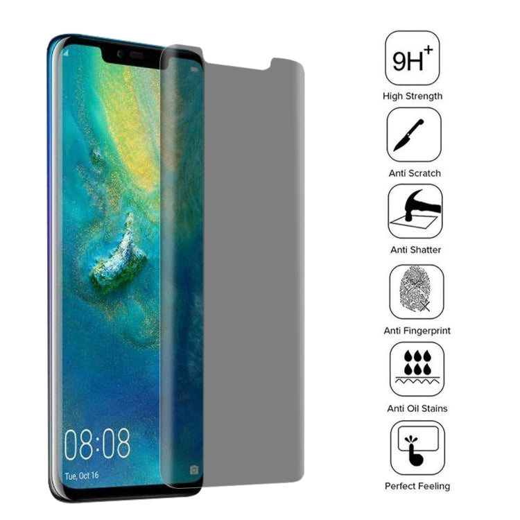 適用於華為Mate 20 Pro 9H 3D曲面防窺鋼化玻璃膜