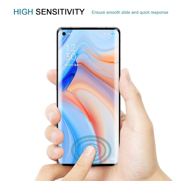 適用於 OPPO Reno4 Pro 3D曲面全屏鋼化玻璃膜, For OPPO Reno4 Pro
