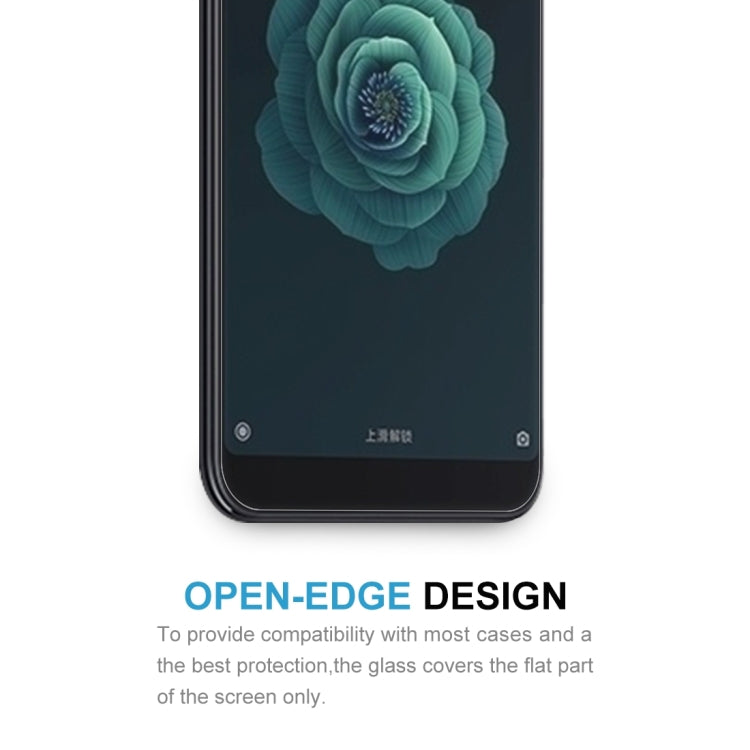 適用於小米Mi 6X & A2 100個裝 0.26mm厚度 9H 2.5D弧邊鋼化玻璃保護膜