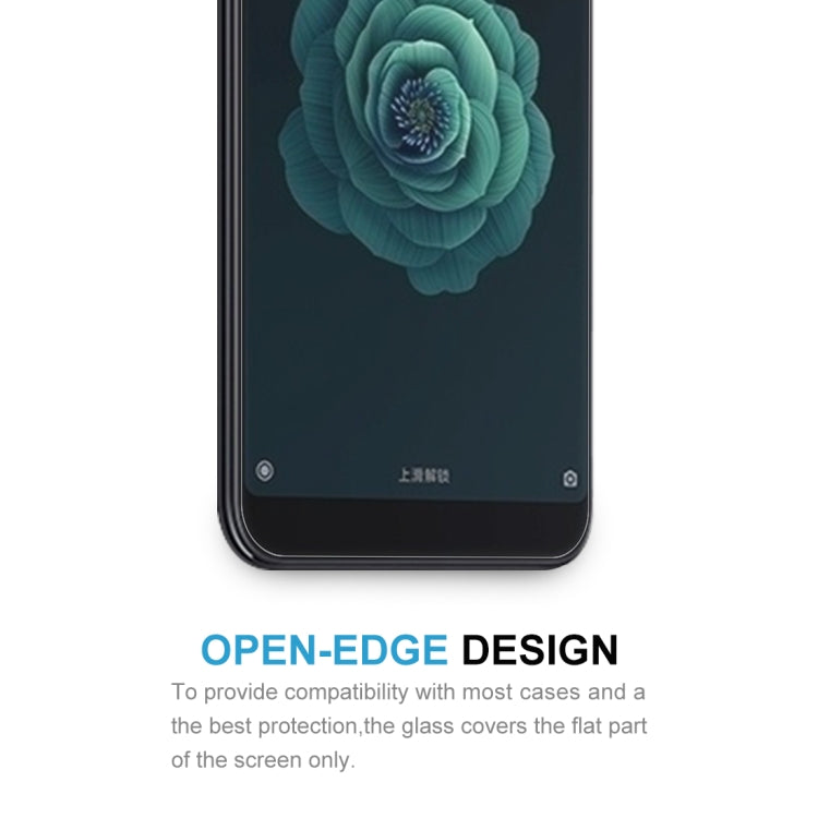 適用於小米Mi 6X & A2 0.26mm厚度 9H 2.5D弧邊鋼化玻璃保護膜