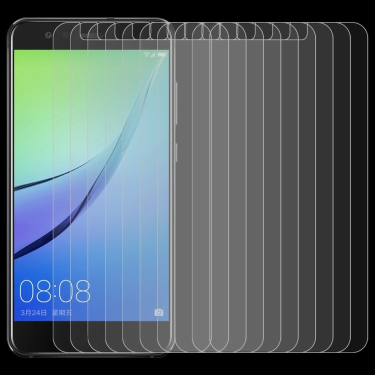 適用於華為nova 青春版 10個裝 0.26mm厚度 9H 2.5D弧邊鋼化玻璃保護膜