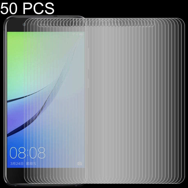 適用於華為nova 青春版 50個裝 0.26mm厚度 9H 2.5D弧邊鋼化玻璃保護膜