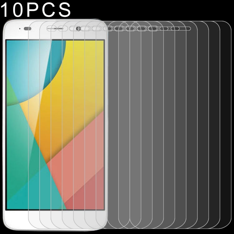 適用於華為Y6 II10個裝 0.26mm厚度 9H 2.5D弧邊鋼化玻璃保護膜
