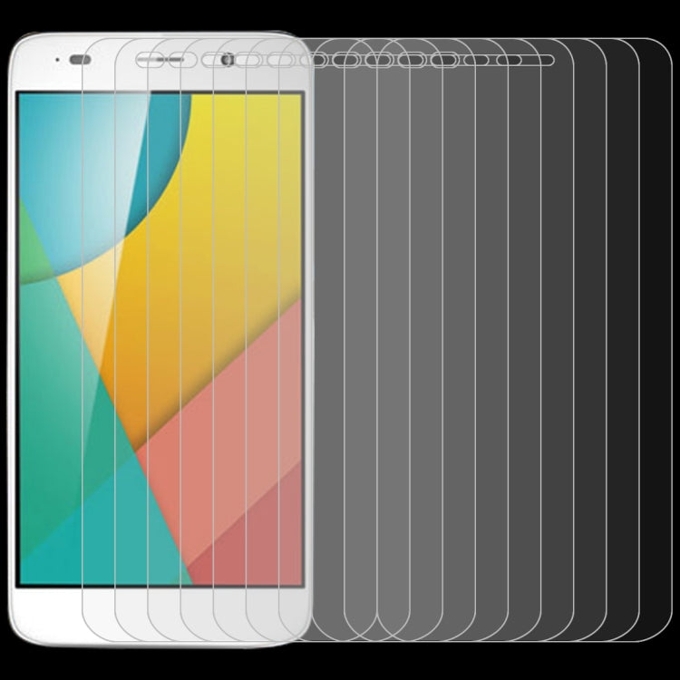 適用於華為Y6 II10個裝 0.26mm厚度 9H 2.5D弧邊鋼化玻璃保護膜