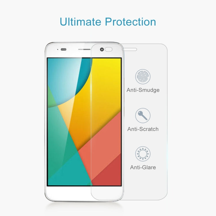 適用於華為Y6 II50個裝 0.26mm厚度 9H 2.5D弧邊鋼化玻璃保護膜