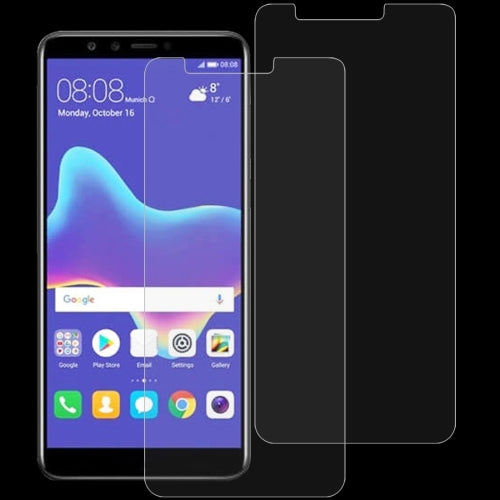 適用於華為Y9  2個裝 0.26mm厚度 9H 2.5D弧邊鋼化玻璃保護膜