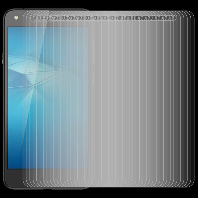 適用於華為榮耀暢玩5 50個裝 0.26mm厚度 9H 2.5D弧邊鋼化玻璃保護膜