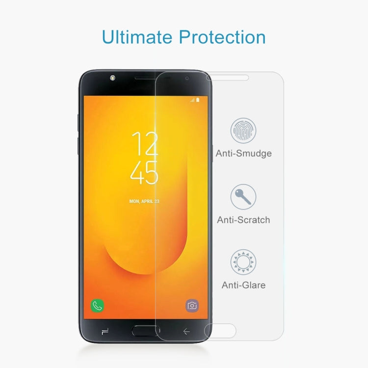 適用於三星Galaxy J7 Duo 10個裝 0.26mm厚度 9H 2.5D弧邊鋼化玻璃保護膜