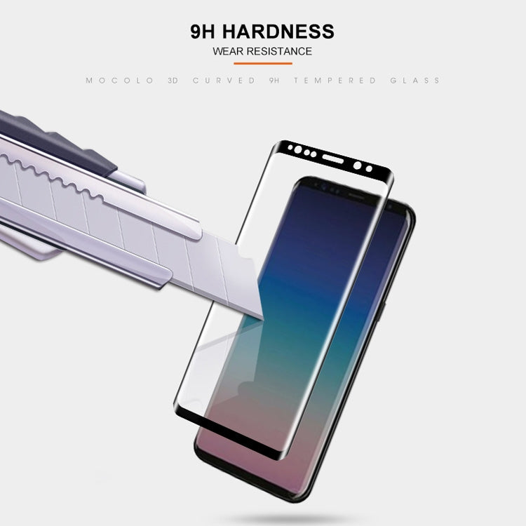 mocolo 適用於三星 Galaxy S9 全膠0.33mm 9H 3D全屏鋼化玻璃保護膜
