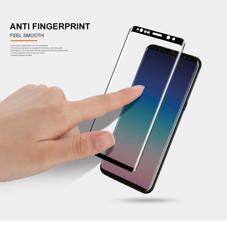 mocolo 適用於三星 Galaxy S9 全膠0.33mm 9H 3D全屏鋼化玻璃保護膜