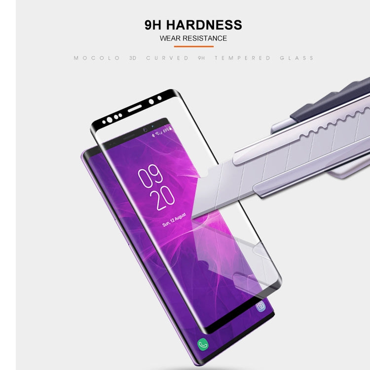 mocolo 適用於三星 Galaxy Note9 全膠0.33mm 9H 3D全屏鋼化玻璃保護膜