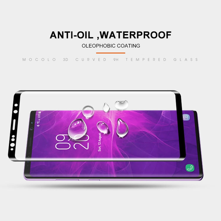 mocolo 適用於三星 Galaxy Note9 全膠0.33mm 9H 3D全屏鋼化玻璃保護膜
