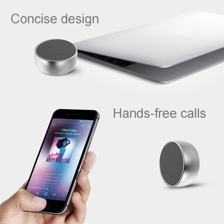 BS01 便攜立體聲藍牙音箱，支持免提通話&TF卡&AUX IN