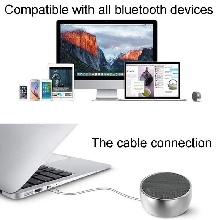 BS01 便攜立體聲藍牙音箱，支持免提通話&TF卡&AUX IN