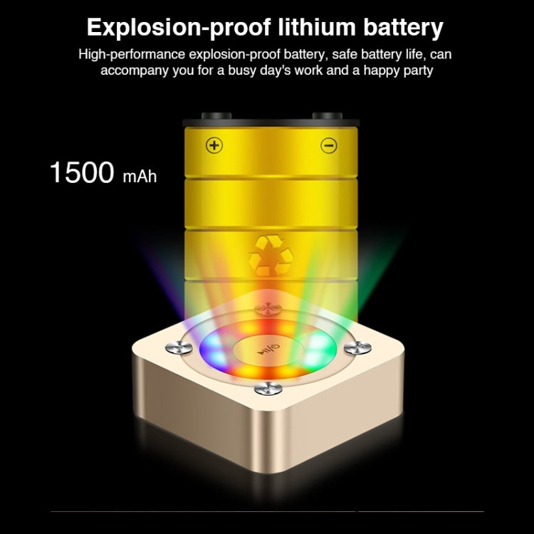 A9 便攜藍牙音箱 內置麥克風&燈 支持免提通話 TF卡 AUX 藍牙距離10米