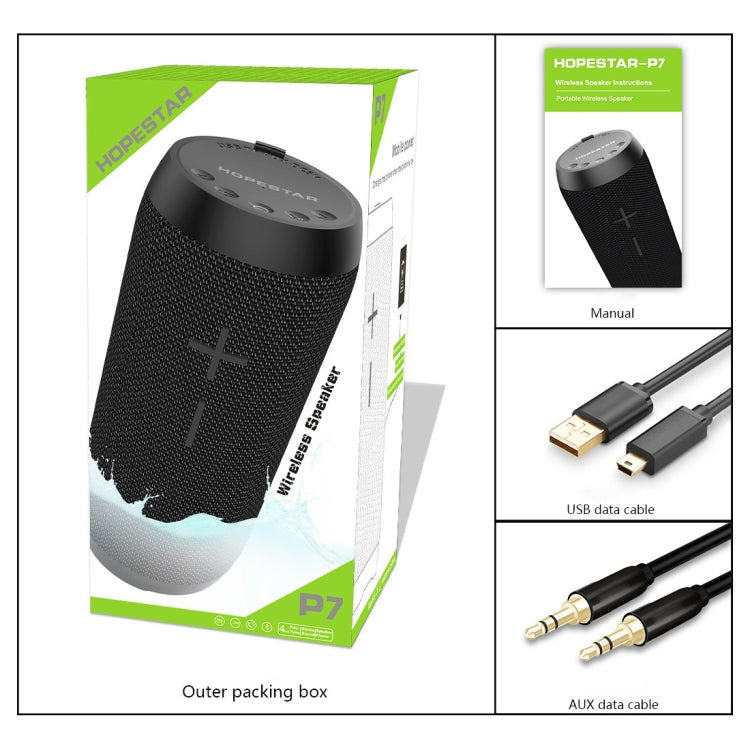 HOPESTAR P7 無線藍牙音響音箱, 支持AUX/免手持電話/FM / TF