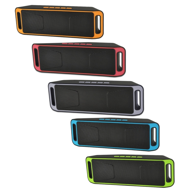 SC208 多功能插卡藍牙音箱，支持免提通話&TF卡&U盤&AUX音頻&FM功能