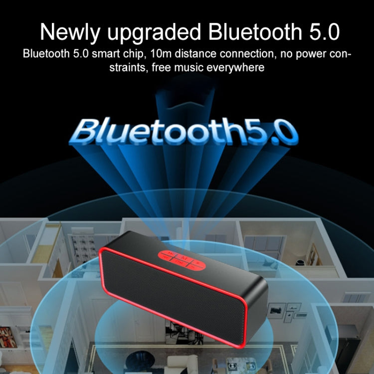 SC211 多功能插卡藍牙音箱，支持免提通話&TF卡&U盤&AUX音頻&FM功能