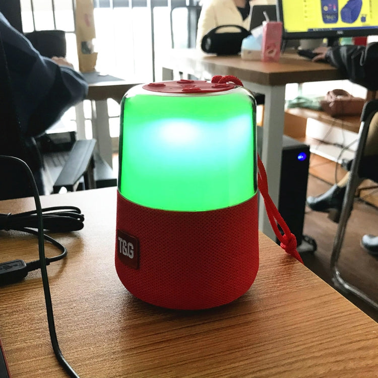 T&G TG168 便攜式藍牙音箱 帶手繩 支持 閃爍LED燈 TF卡 U盤 AUX FM