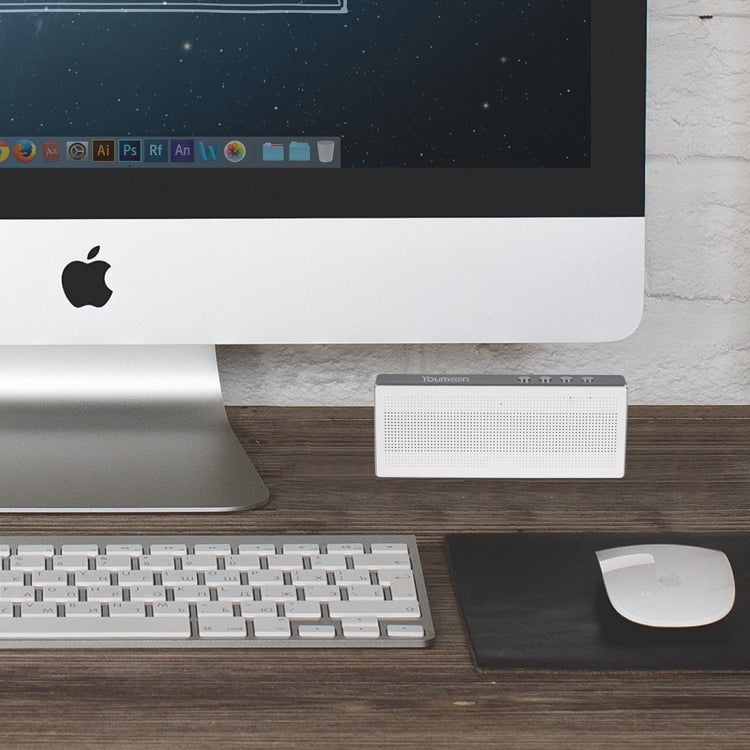 YM370 多功能藍牙音箱帶麥克風，支持免提通話&TF卡