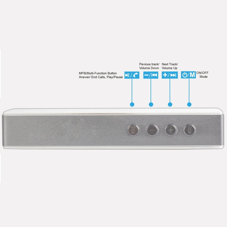 YM370 多功能藍牙音箱帶麥克風，支持免提通話&TF卡