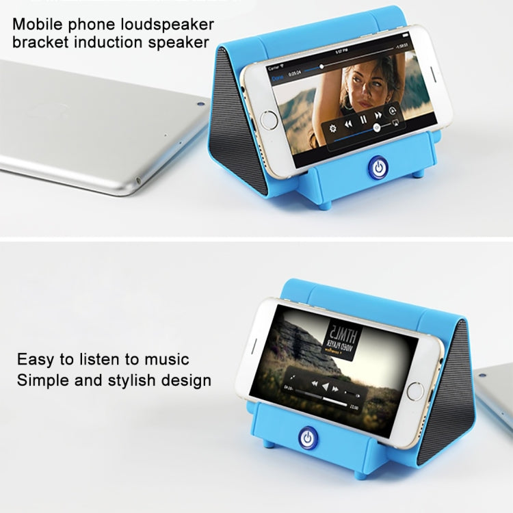 SY317A便攜手機支架無線感應音箱 支持免提通話 AUX IN