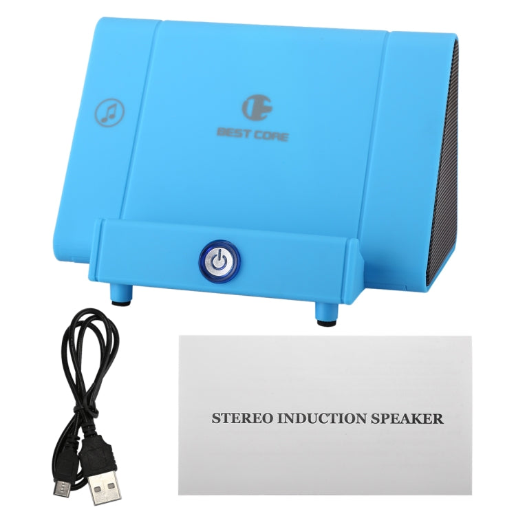 SY317A便攜手機支架無線感應音箱 支持免提通話 AUX IN